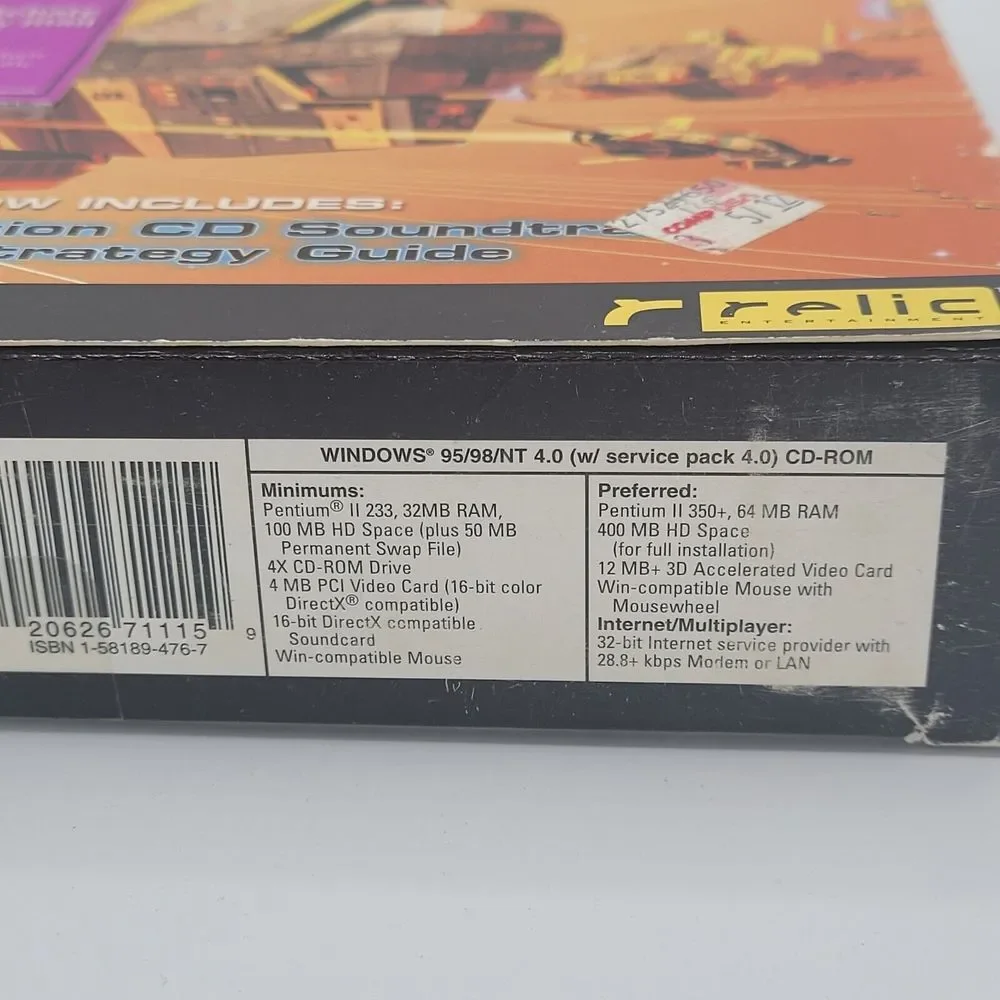 VTG Home World Game Of The Year Edition Video Game Windows CD-ROM READ